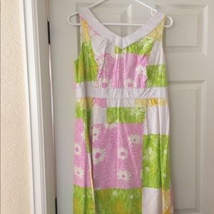 Lilly Pulitzer patchwork print dress 12